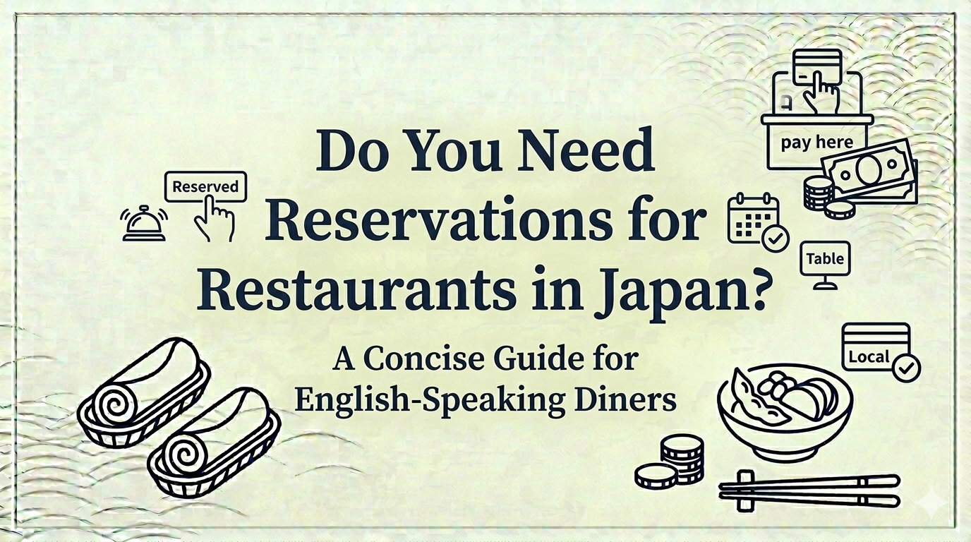 Do You Need Reservations for Restaurants in Japan? (A Practical Guide to Saving Your Travel Time)