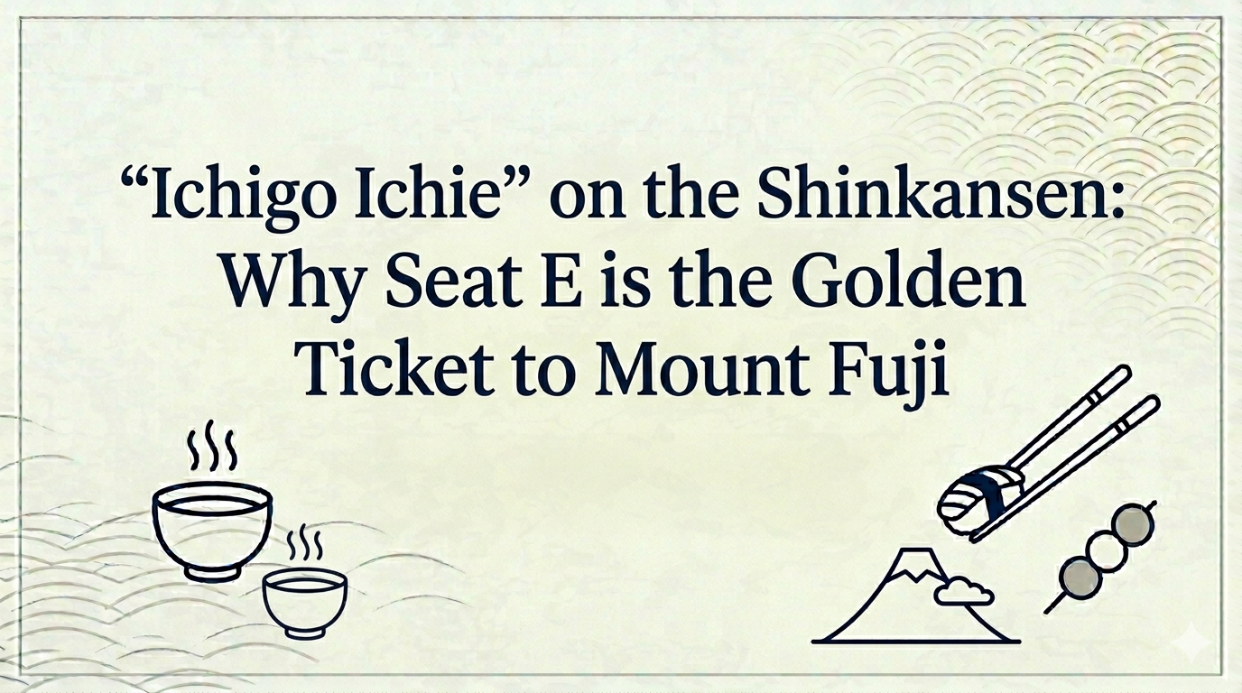“Ichigo Ichie” on the Shinkansen: Why Seat E is the Golden Ticket to Mount Fuji